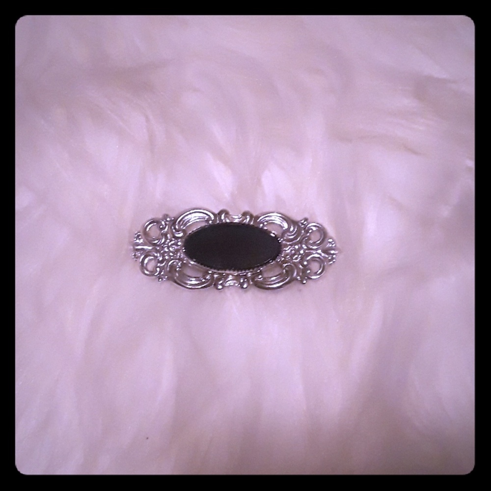 Beautiful Black Brooch